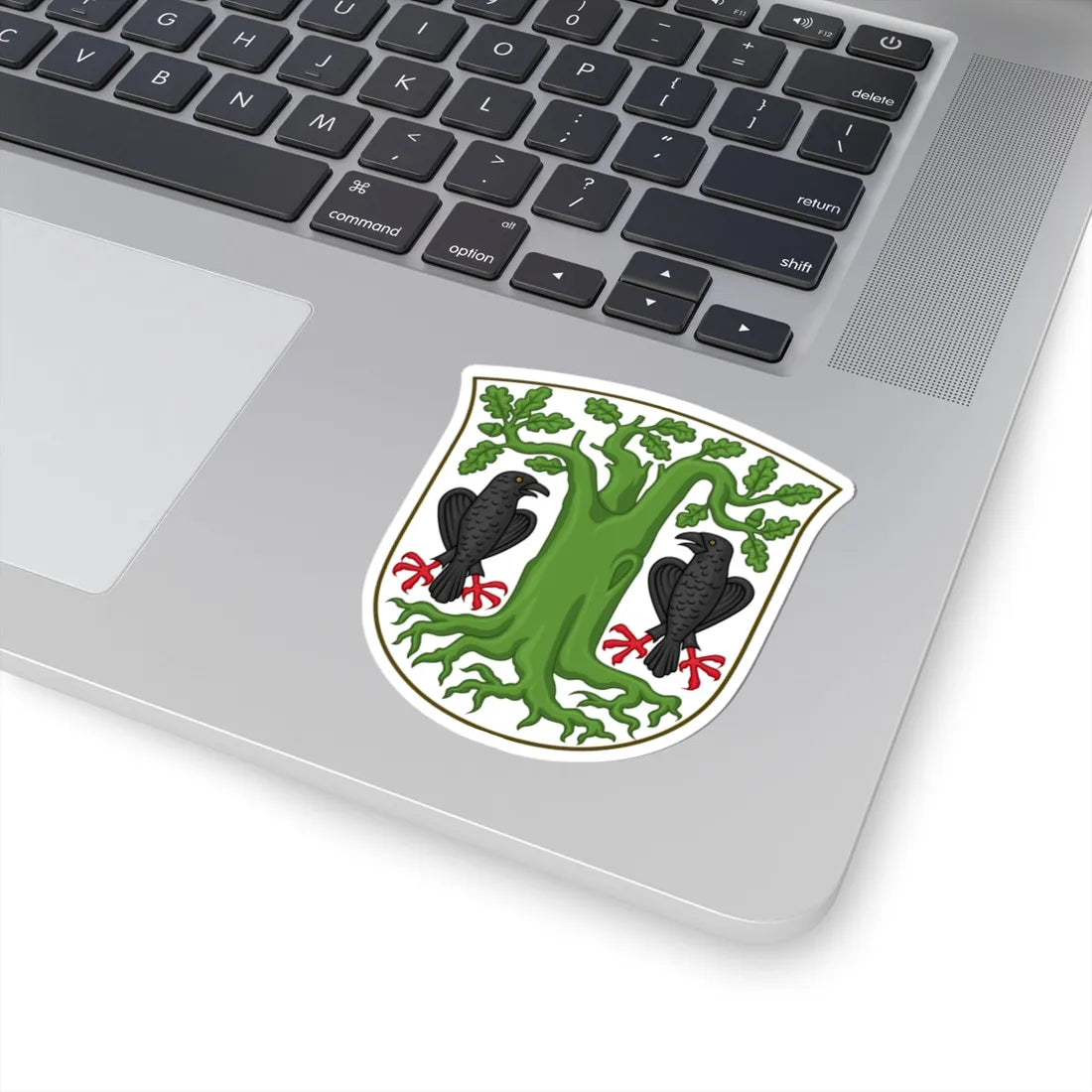 Coat of arms of Agerskov (Denmark) (Coat of Arms) STICKER Vinyl Kiss-Cut Decal - The Sticker Space