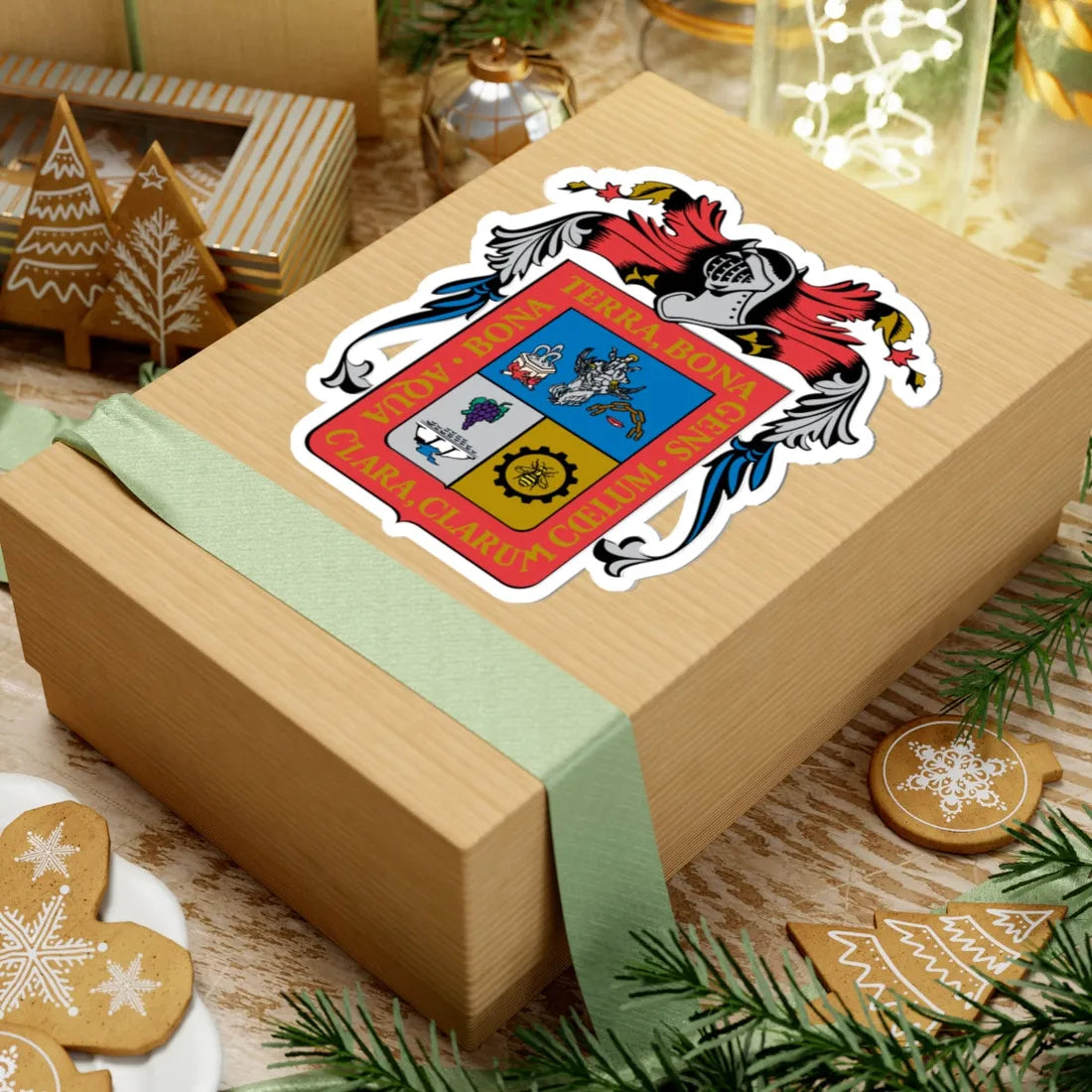 Coat of arms of Aguascalientes (Mexico) (Coat of Arms) STICKER Vinyl Kiss-Cut Decal - The Sticker Space