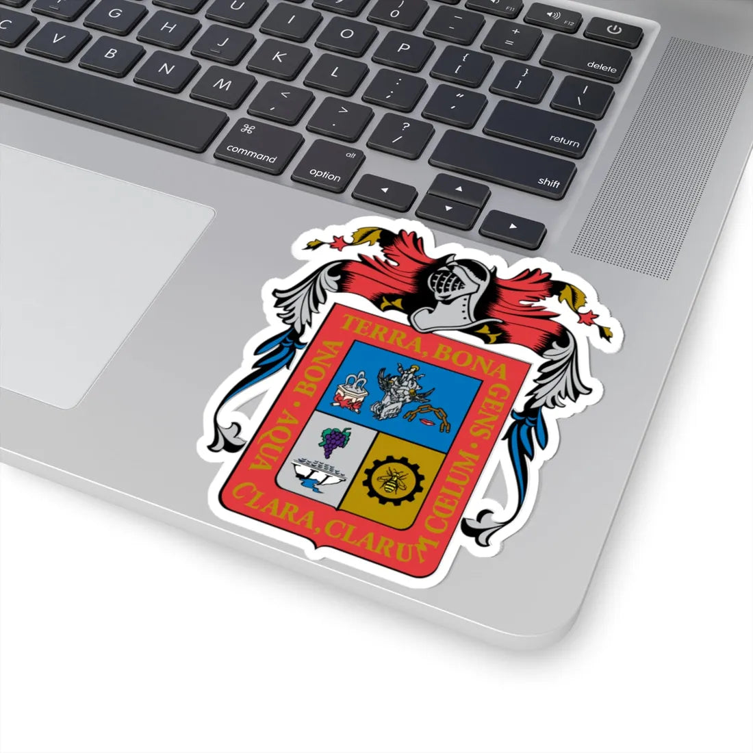 Coat of arms of Aguascalientes (Mexico) (Coat of Arms) STICKER Vinyl Kiss-Cut Decal - The Sticker Space