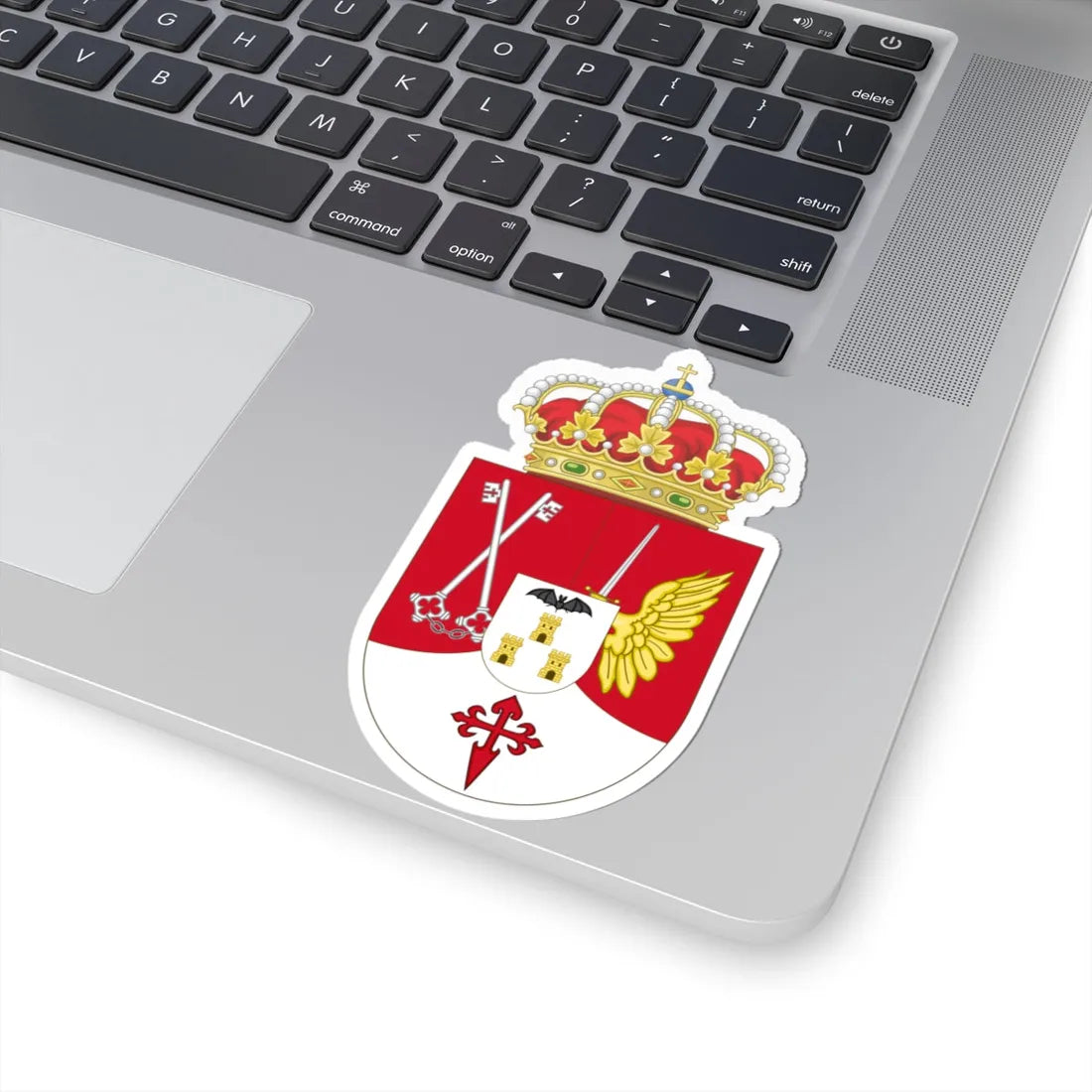 Coat of Arms of Albacete Province (Spain) (Coat of Arms) STICKER Vinyl Kiss-Cut Decal - The Sticker Space
