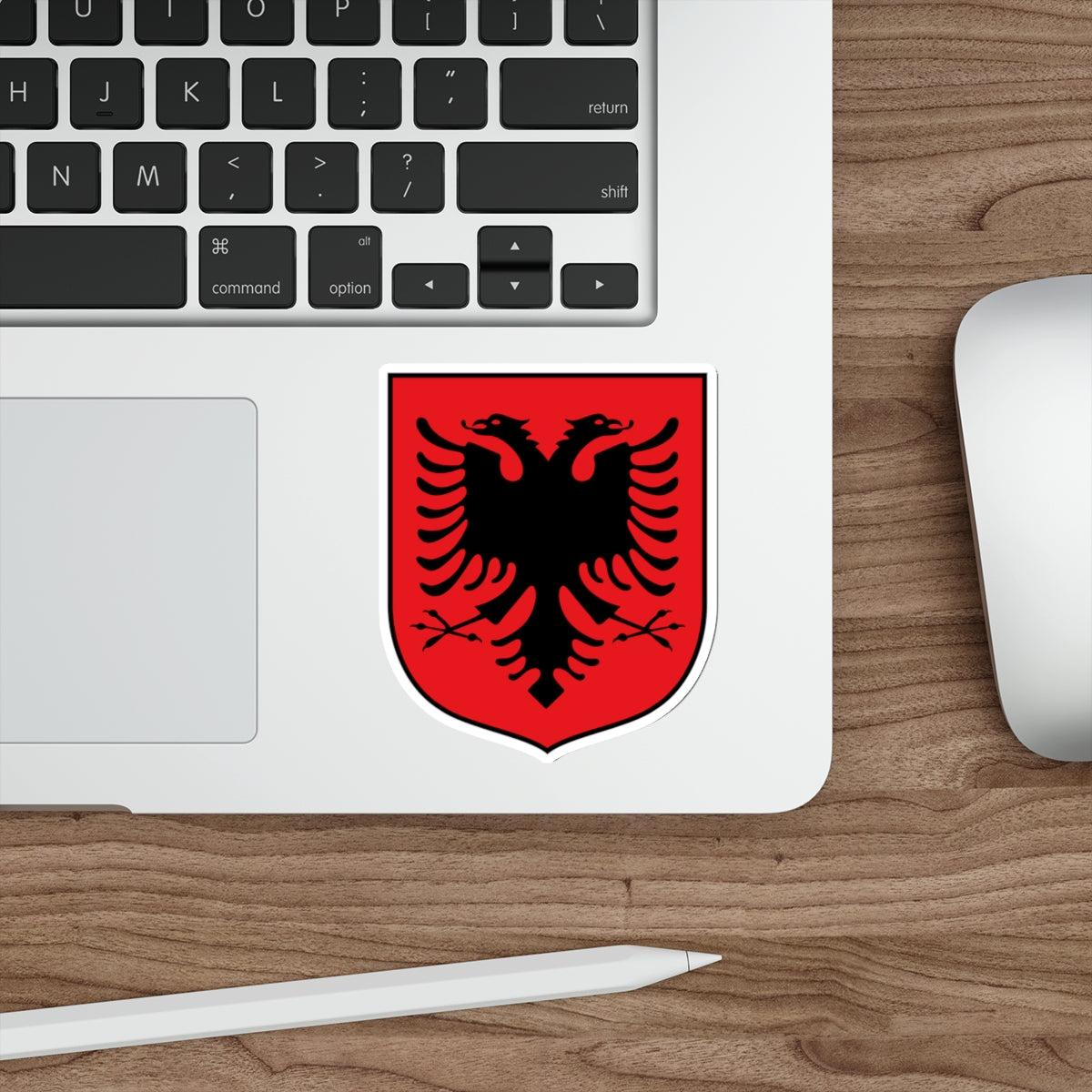 Coat of arms of Albania (1992–1998) STICKER Vinyl Die-Cut Decal-The Sticker Space