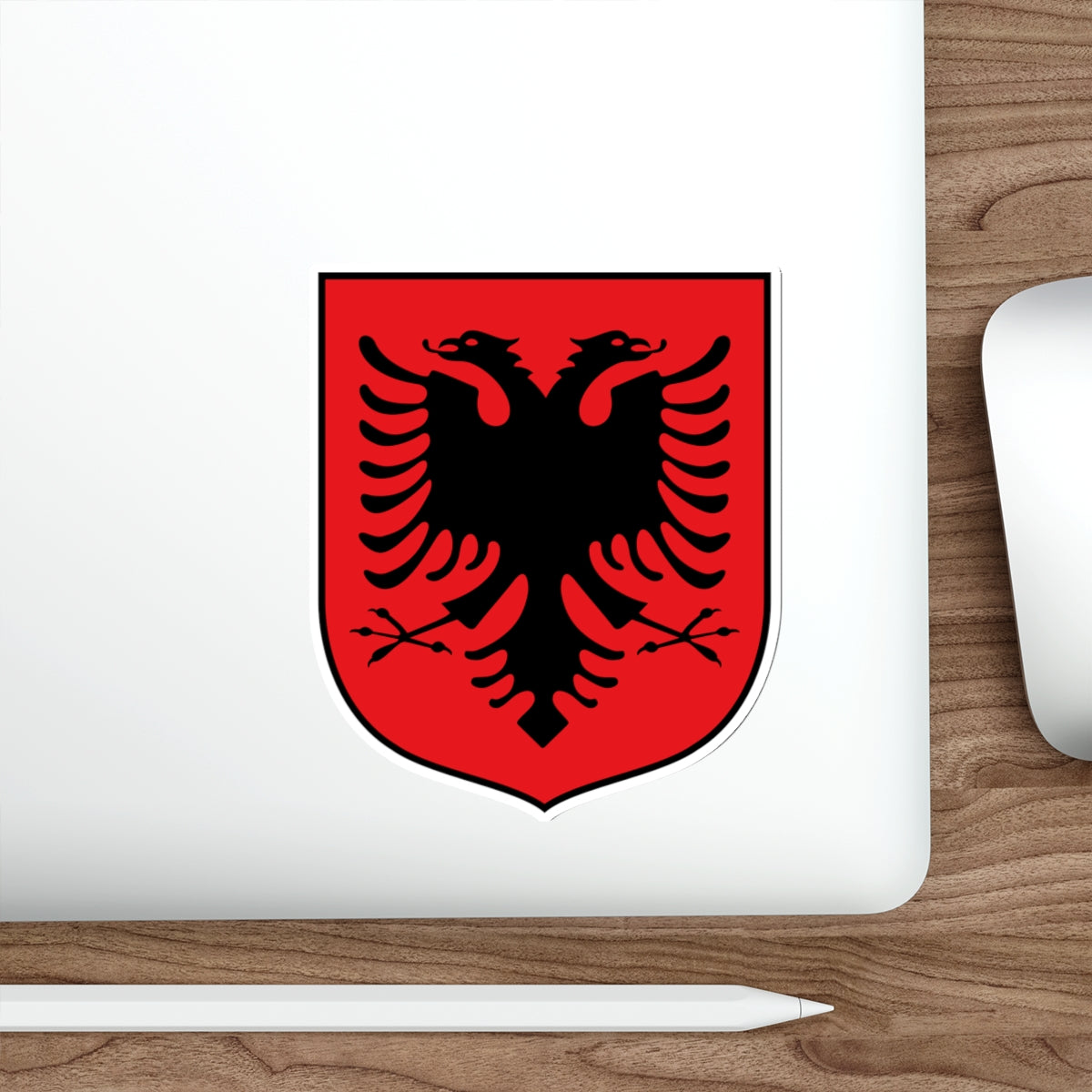 Coat of arms of Albania (1992–1998) STICKER Vinyl Die-Cut Decal-The Sticker Space