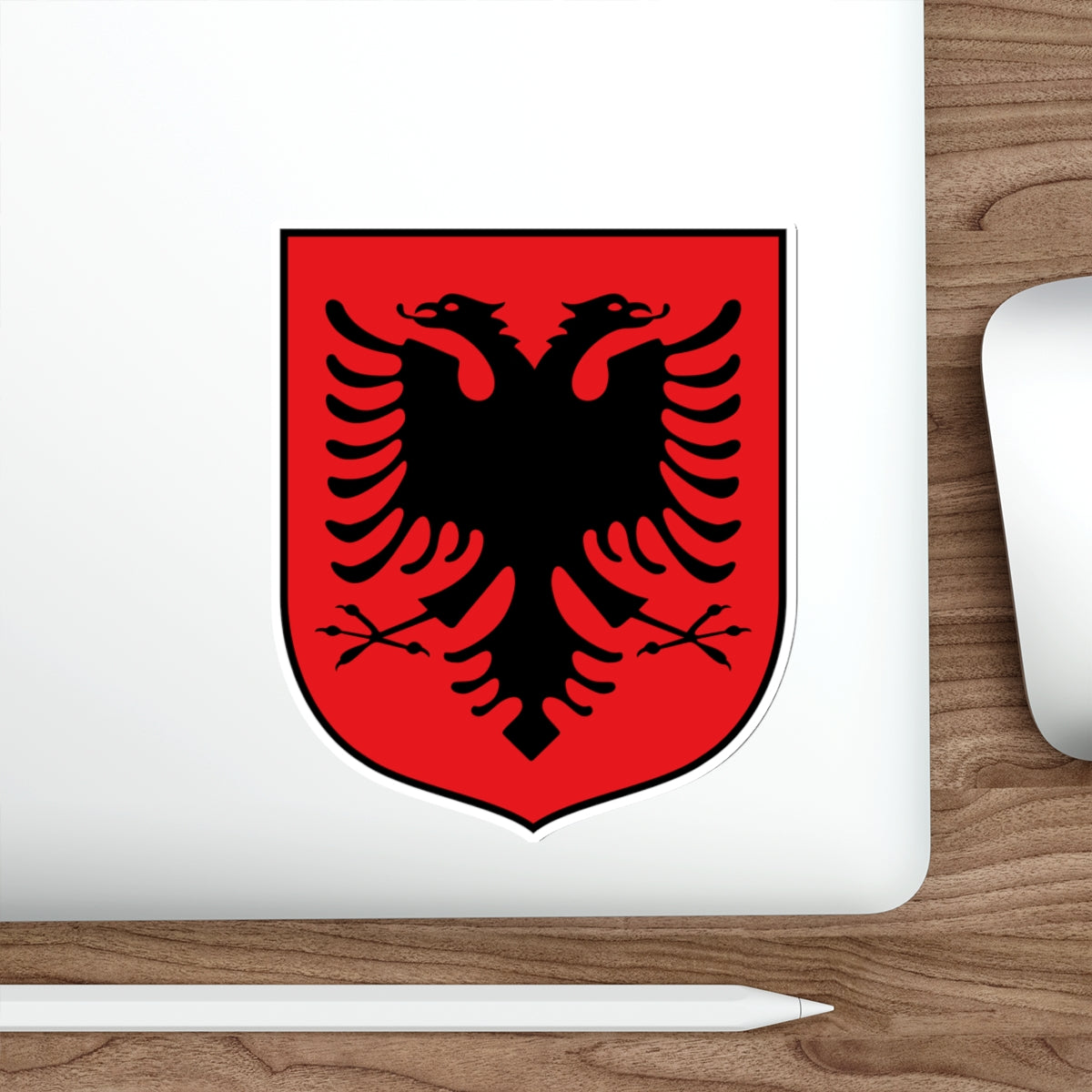 Coat of arms of Albania (1992–1998) STICKER Vinyl Die-Cut Decal-The Sticker Space