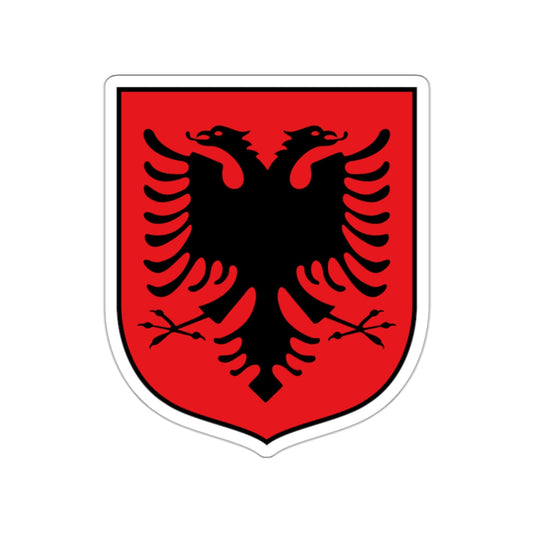 Coat of arms of Albania (1992–1998) STICKER Vinyl Die-Cut Decal-White-The Sticker Space