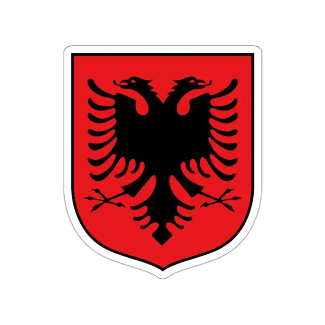 Coat of arms of Albania (1992–1998) STICKER Vinyl Die-Cut Decal 2 Inch - The Sticker Space