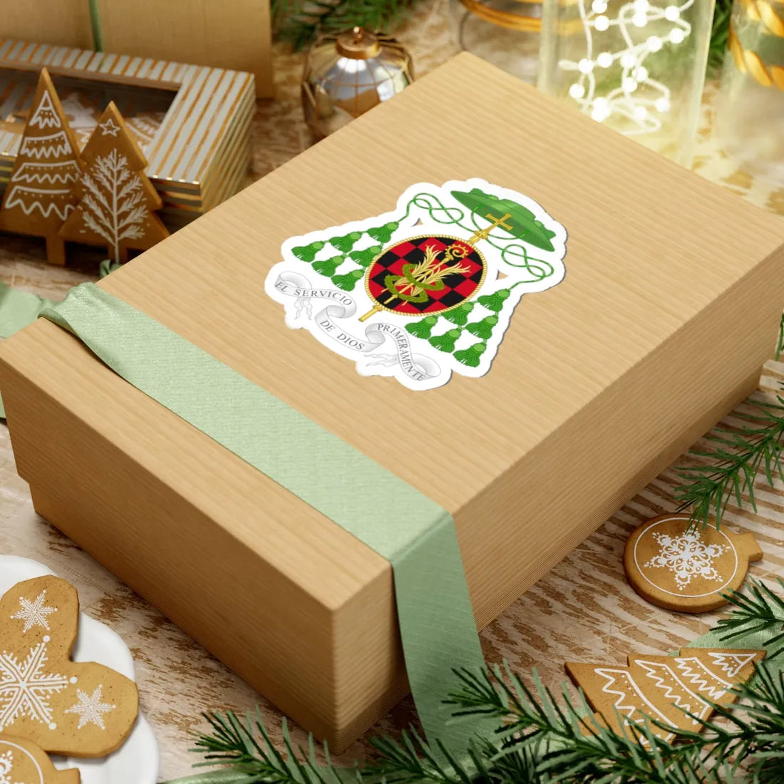 Coat of Arms of Alcalá de Henares Diocese (Spain) (Coat of Arms) STICKER Vinyl Kiss-Cut Decal - The Sticker Space