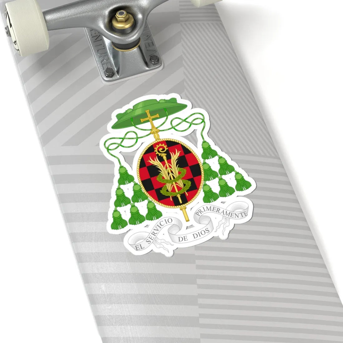 Coat of Arms of Alcalá de Henares Diocese (Spain) (Coat of Arms) STICKER Vinyl Kiss-Cut Decal - The Sticker Space