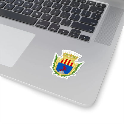 Coat of arms of Alghero (Italy) (Coat of Arms) STICKER Vinyl Kiss-Cut Decal - The Sticker Space