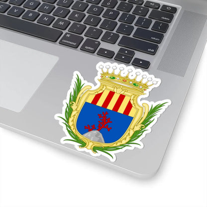 Coat of arms of Alghero (Italy) (Coat of Arms) STICKER Vinyl Kiss-Cut Decal - The Sticker Space