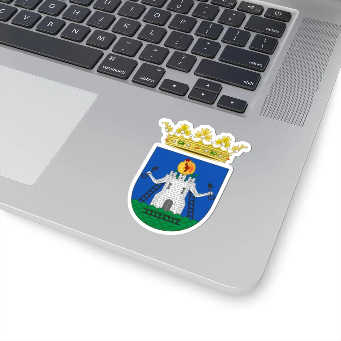 Coat of Arms of Alhama de Granada (Spain) (Coat of Arms) STICKER Vinyl Kiss-Cut Decal - The Sticker Space