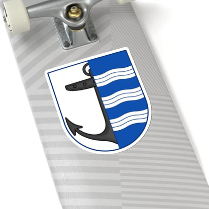 Coat of arms of Allinge-Sandvig (Denmark) (Coat of Arms) STICKER Vinyl Kiss-Cut Decal - The Sticker Space