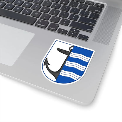 Coat of arms of Allinge-Sandvig (Denmark) (Coat of Arms) STICKER Vinyl Kiss-Cut Decal - The Sticker Space