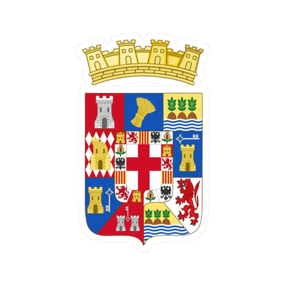 Coat of Arms of Almería Province (Spain) (Coat of Arms) STICKER Vinyl Kiss-Cut Decal 2 Inch White - The Sticker Space