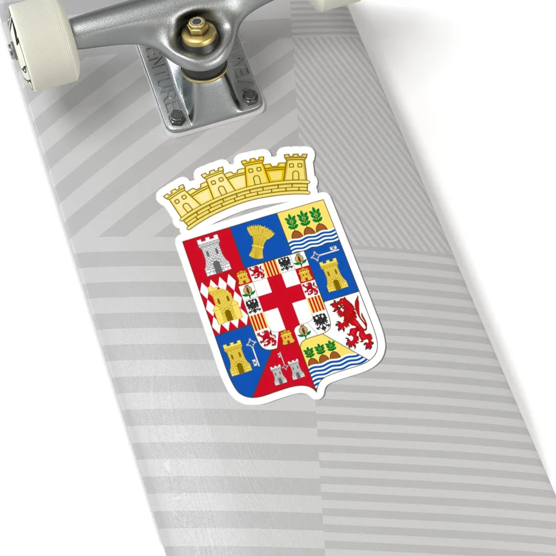 Coat of Arms of Almería Province (Spain) (Coat of Arms) STICKER Vinyl Kiss-Cut Decal - The Sticker Space