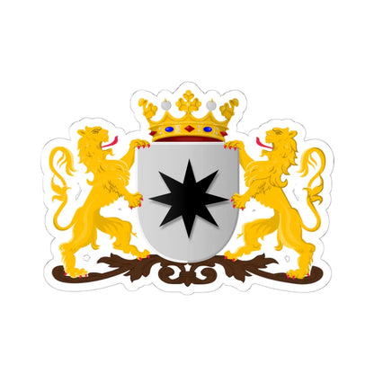 Coat of arms of Alphen aan den Rijn former (Netherlands) (Coat of Arms) STICKER Vinyl Kiss-Cut Decal 6 Inch White - The Sticker Space