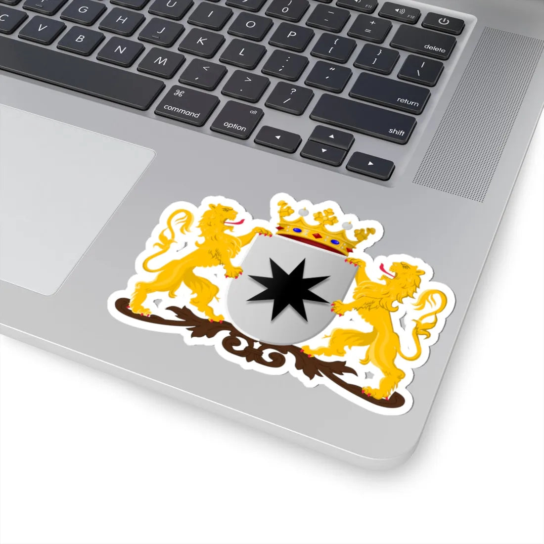 Coat of arms of Alphen aan den Rijn former (Netherlands) (Coat of Arms) STICKER Vinyl Kiss-Cut Decal - The Sticker Space