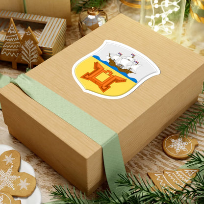 Coat of Arms of Amboina 1930 - shield (Indonesia) (Coat of Arms) STICKER Vinyl Kiss-Cut Decal - The Sticker Space