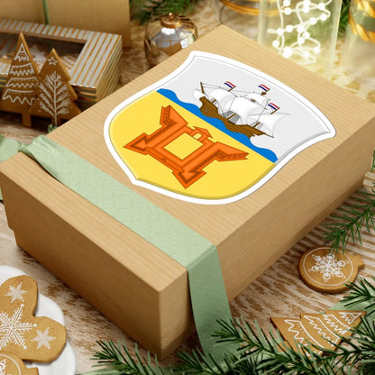 Coat of Arms of Amboina 1930 - shield (Indonesia) (Coat of Arms) STICKER Vinyl Kiss-Cut Decal - The Sticker Space