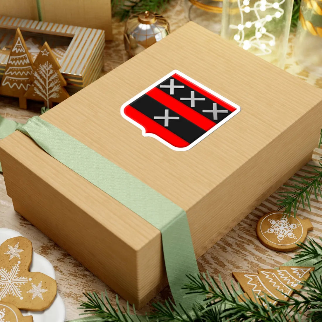 Coat of arms of Amstelveen (Netherlands) (Coat of Arms) STICKER Vinyl Kiss-Cut Decal - The Sticker Space