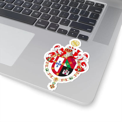 Coat of Arms of Aníbal Cavaco Silva Order of Isabella the Catholic (Portugal) (Coat of Arms) STICKER Vinyl Kiss-Cut Decal - The Sticker Space