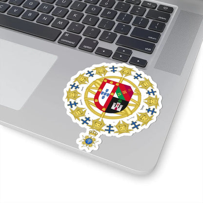 Coat of Arms of Aníbal Cavaco Silva Order of the Seraphim (Portugal) (Coat of Arms) STICKER Vinyl Kiss-Cut Decal - The Sticker Space