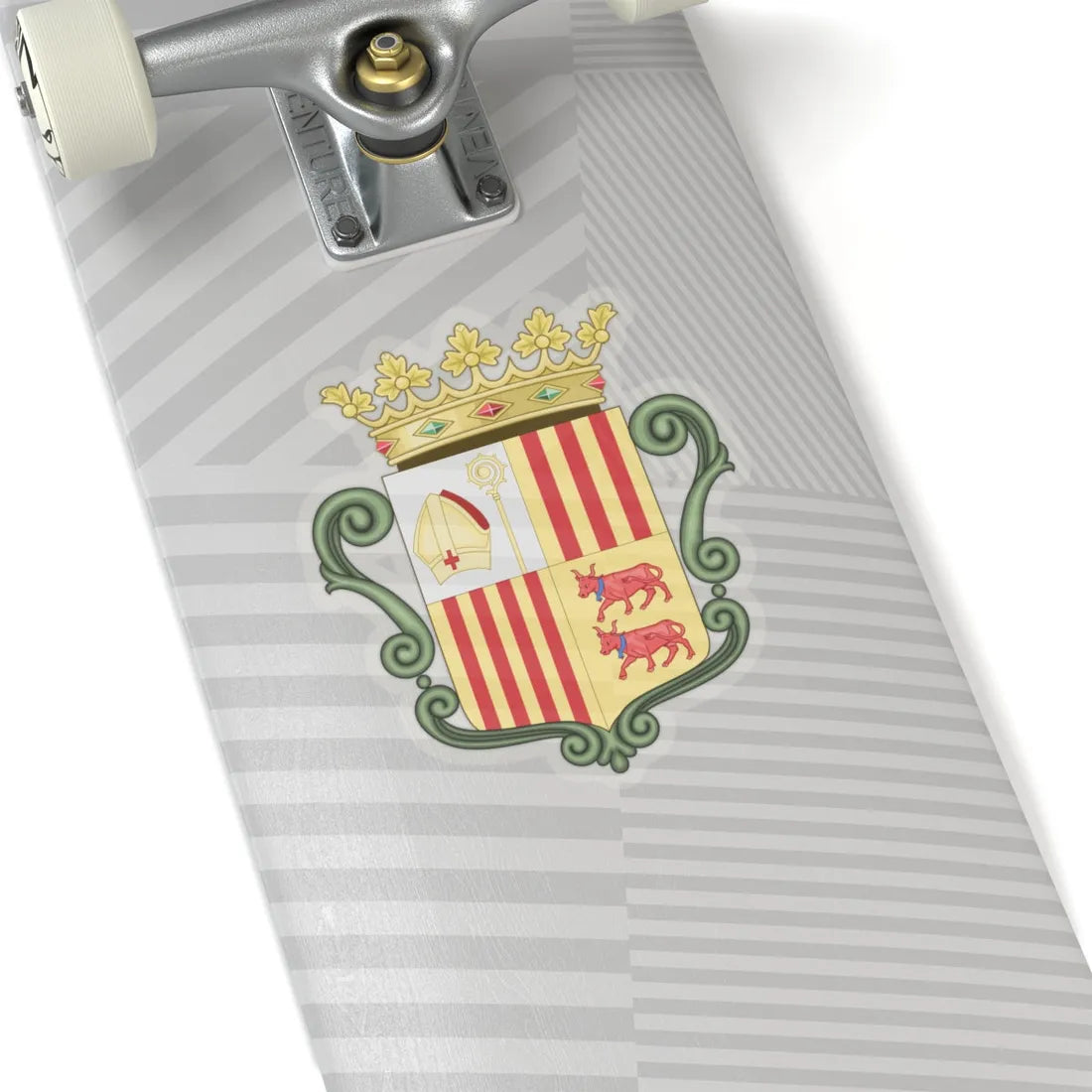 Coat of arms of Andorra (1800-1949) - STICKER Vinyl Kiss-Cut Decal - The Sticker Space
