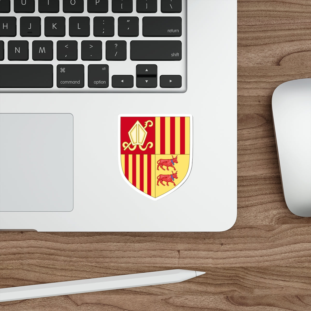 Coat of arms of Andorra (Before 16th Century) STICKER Vinyl Die-Cut Decal-The Sticker Space