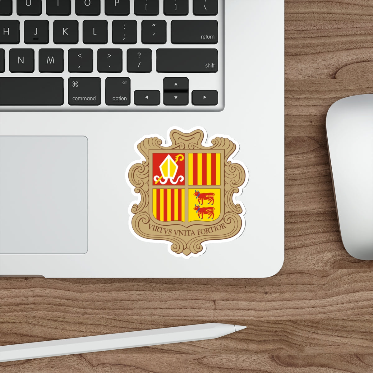 Coat of arms of Andorra STICKER Vinyl Die-Cut Decal-The Sticker Space