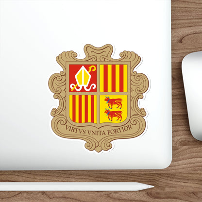 Coat of arms of Andorra STICKER Vinyl Die-Cut Decal-The Sticker Space