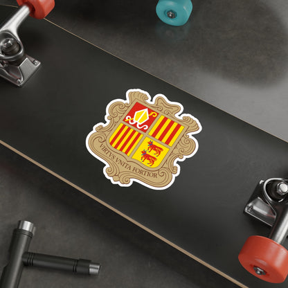 Coat of arms of Andorra STICKER Vinyl Die-Cut Decal-The Sticker Space