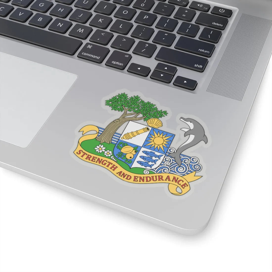 Coat of arms of Anguilla 1967-1980 - STICKER Vinyl Kiss-Cut Decal - The Sticker Space