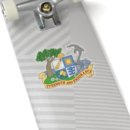 Coat of arms of Anguilla 1967-1980 - STICKER Vinyl Kiss-Cut Decal - The Sticker Space