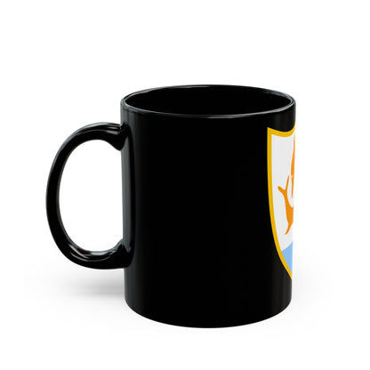 Coat of arms of Anguilla - Black Coffee Mug-The Sticker Space