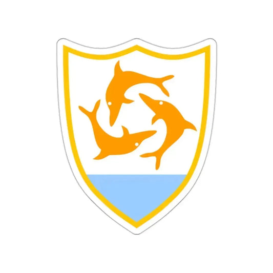 Coat of arms of Anguilla STICKER Vinyl Die-Cut Decal 2 Inch - The Sticker Space