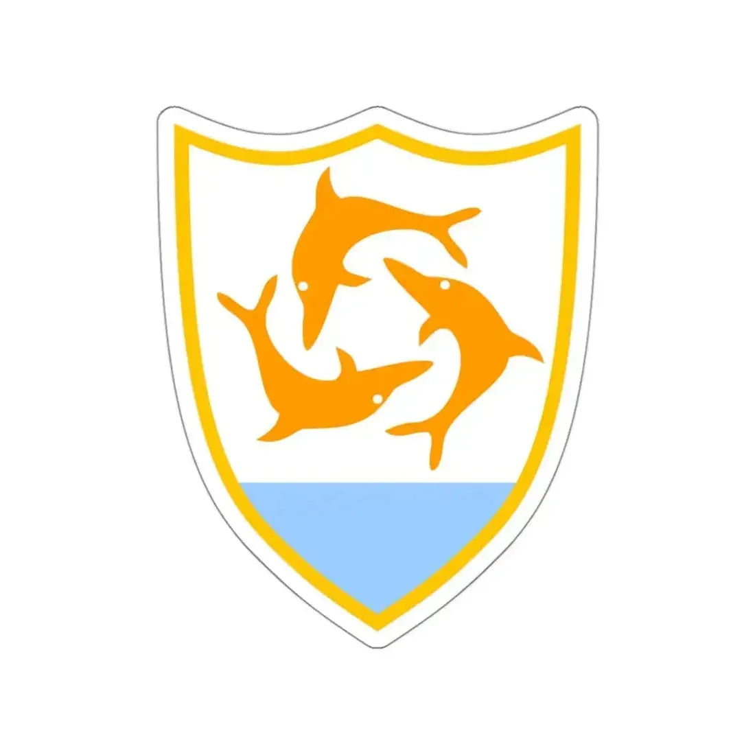 Coat of arms of Anguilla STICKER Vinyl Die-Cut Decal - The Sticker Space