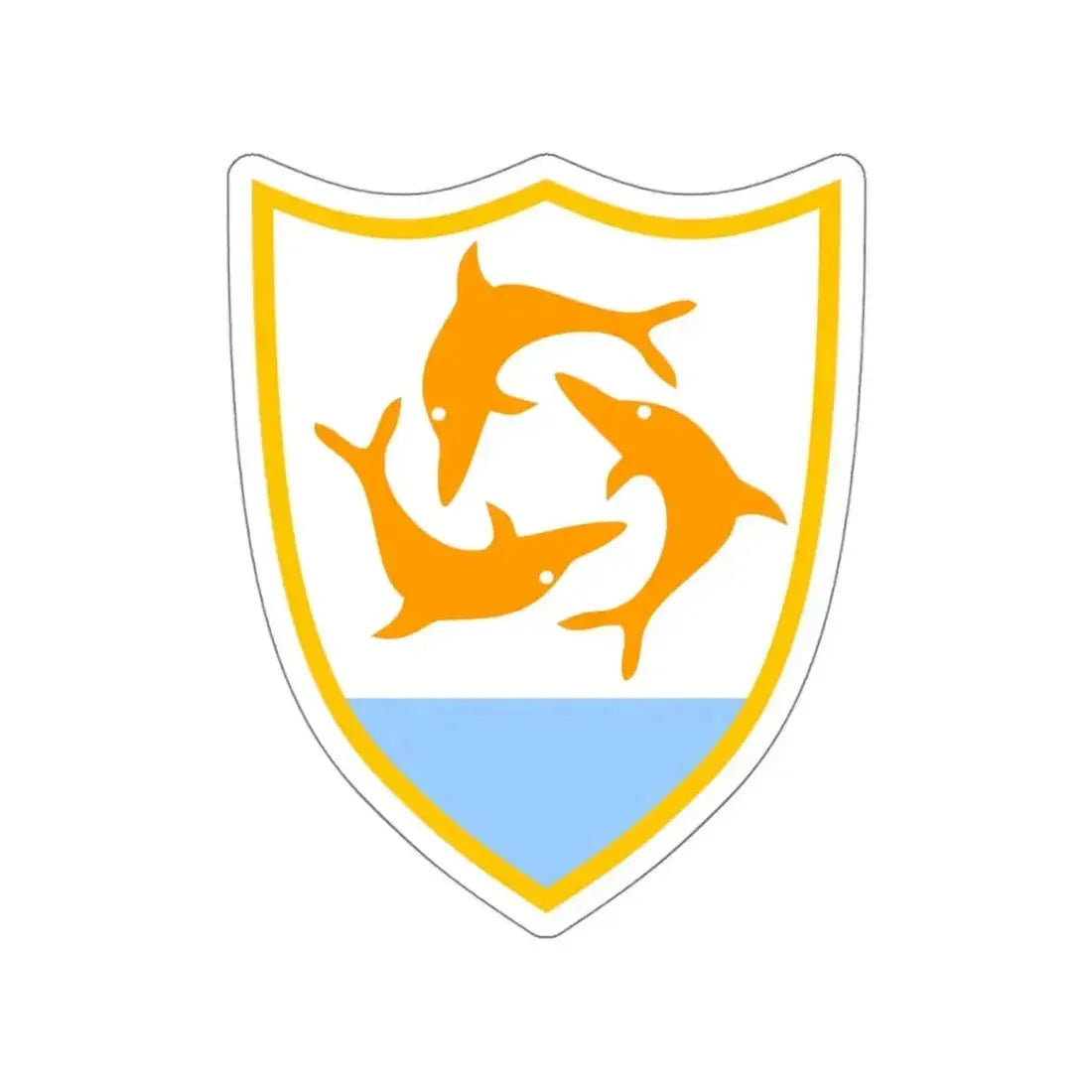 Coat of arms of Anguilla STICKER Vinyl Die-Cut Decal - The Sticker Space