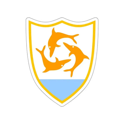 Coat of arms of Anguilla STICKER Vinyl Die-Cut Decal - The Sticker Space