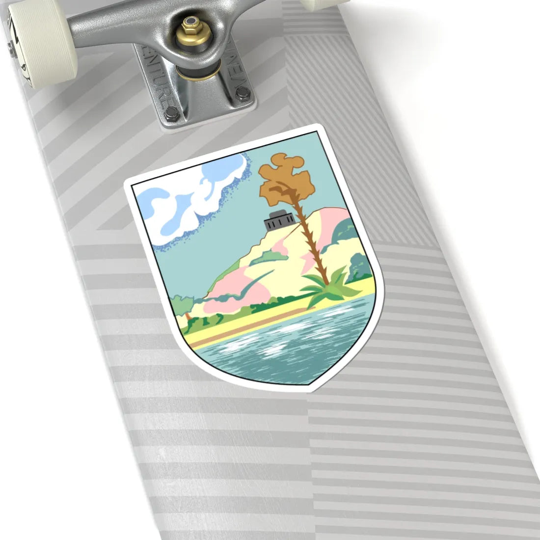 Coat of arms of Antigua and Barbuda 1956-1967 (Antigua and Barbuda) (Coat of Arms) STICKER Vinyl Kiss-Cut Decal - The Sticker Space