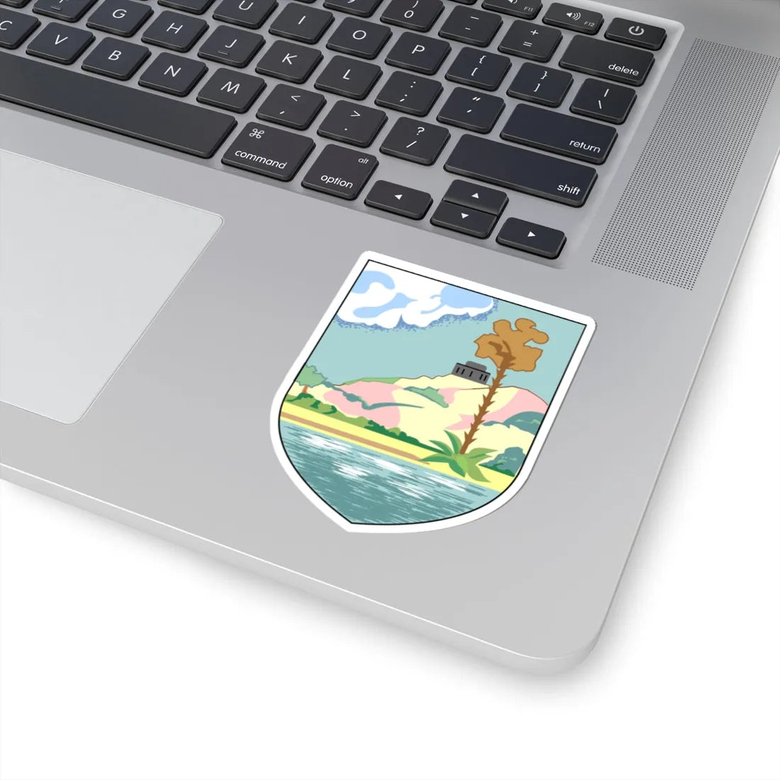 Coat of arms of Antigua and Barbuda 1956-1967 (Antigua and Barbuda) (Coat of Arms) STICKER Vinyl Kiss-Cut Decal - The Sticker Space