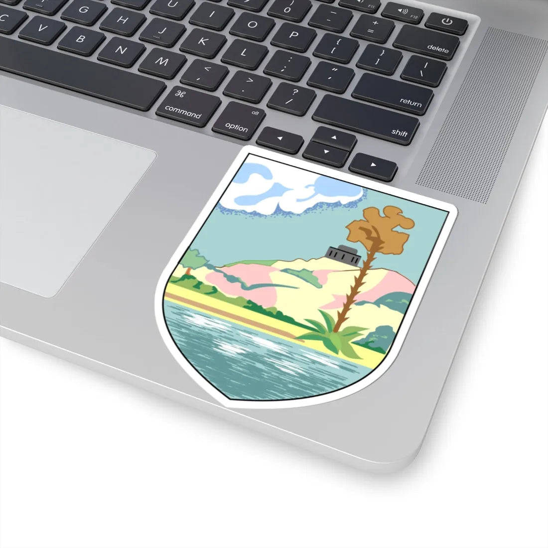 Coat of arms of Antigua and Barbuda 1956-1967 (Antigua and Barbuda) (Coat of Arms) STICKER Vinyl Kiss-Cut Decal - The Sticker Space