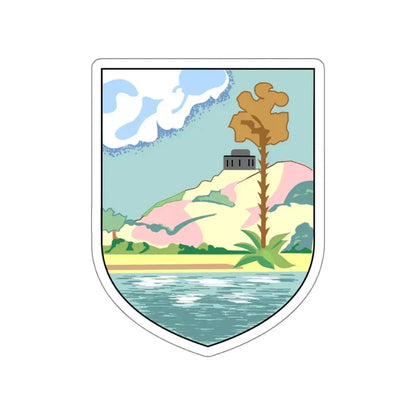 Coat of arms of Antigua and Barbuda (1956–1967) STICKER Vinyl Die-Cut Decal 6 Inch - The Sticker Space