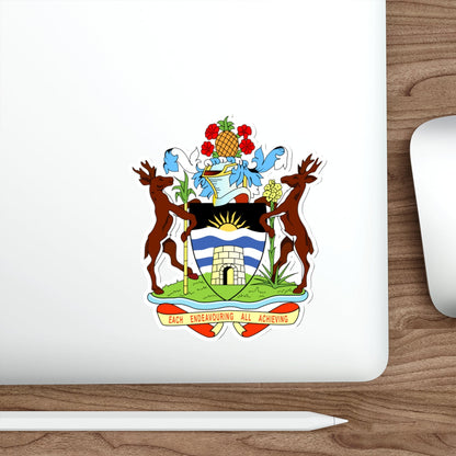 Coat of arms of Antigua and Barbuda STICKER Vinyl Die-Cut Decal-The Sticker Space