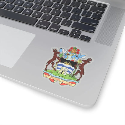 Coat of arms of Antigua and Barbuda - STICKER Vinyl Kiss-Cut Decal - The Sticker Space