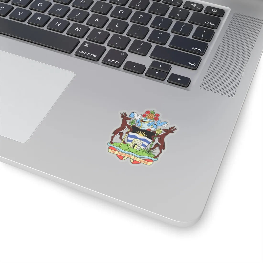 Coat of arms of Antigua and Barbuda - STICKER Vinyl Kiss-Cut Decal - The Sticker Space