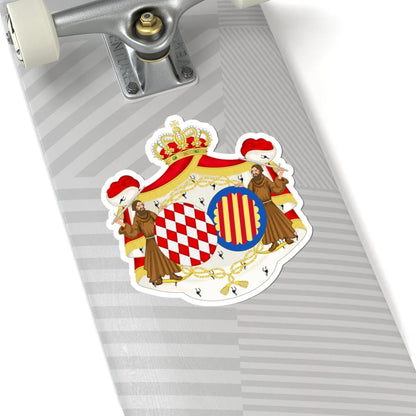 Coat of Arms of Antoinette Princess of Monaco (Spain) (Coat of Arms) STICKER Vinyl Kiss-Cut Decal - The Sticker Space