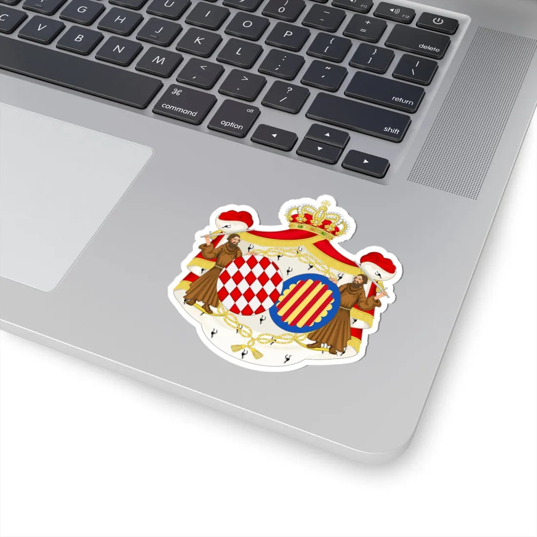 Coat of Arms of Antoinette Princess of Monaco (Spain) (Coat of Arms) STICKER Vinyl Kiss-Cut Decal - The Sticker Space