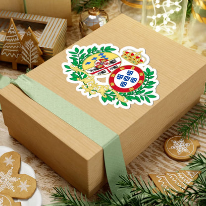 Coat of Arms of Antonia of Braganza 1862-1959 (Portugal) (Coat of Arms) STICKER Vinyl Kiss-Cut Decal - The Sticker Space