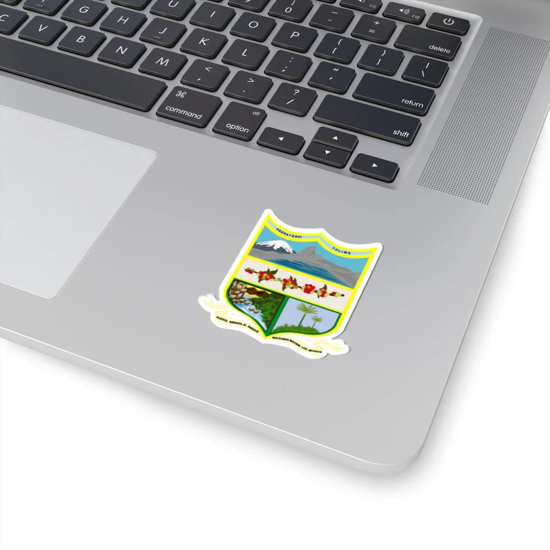 Coat of Arms of Anzoátegui Tolima (Colombia) (Coat of Arms) STICKER Vinyl Kiss-Cut Decal - The Sticker Space