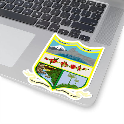 Coat of Arms of Anzoátegui Tolima (Colombia) (Coat of Arms) STICKER Vinyl Kiss-Cut Decal - The Sticker Space