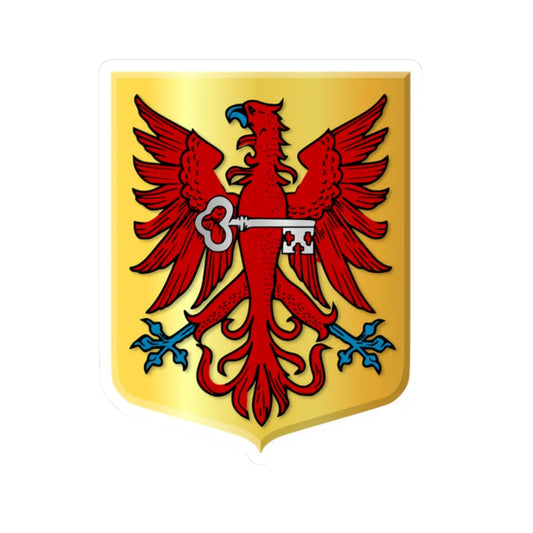 Coat of arms of Apeldoorn (Netherlands) (Coat of Arms) STICKER Vinyl Kiss-Cut Decal 2 Inch White - The Sticker Space